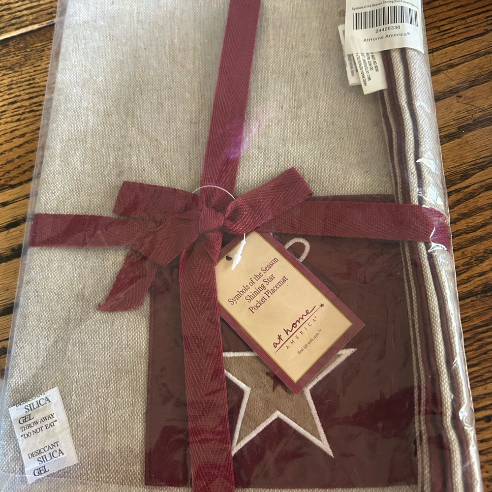 Set of 6 at home Americana place mats